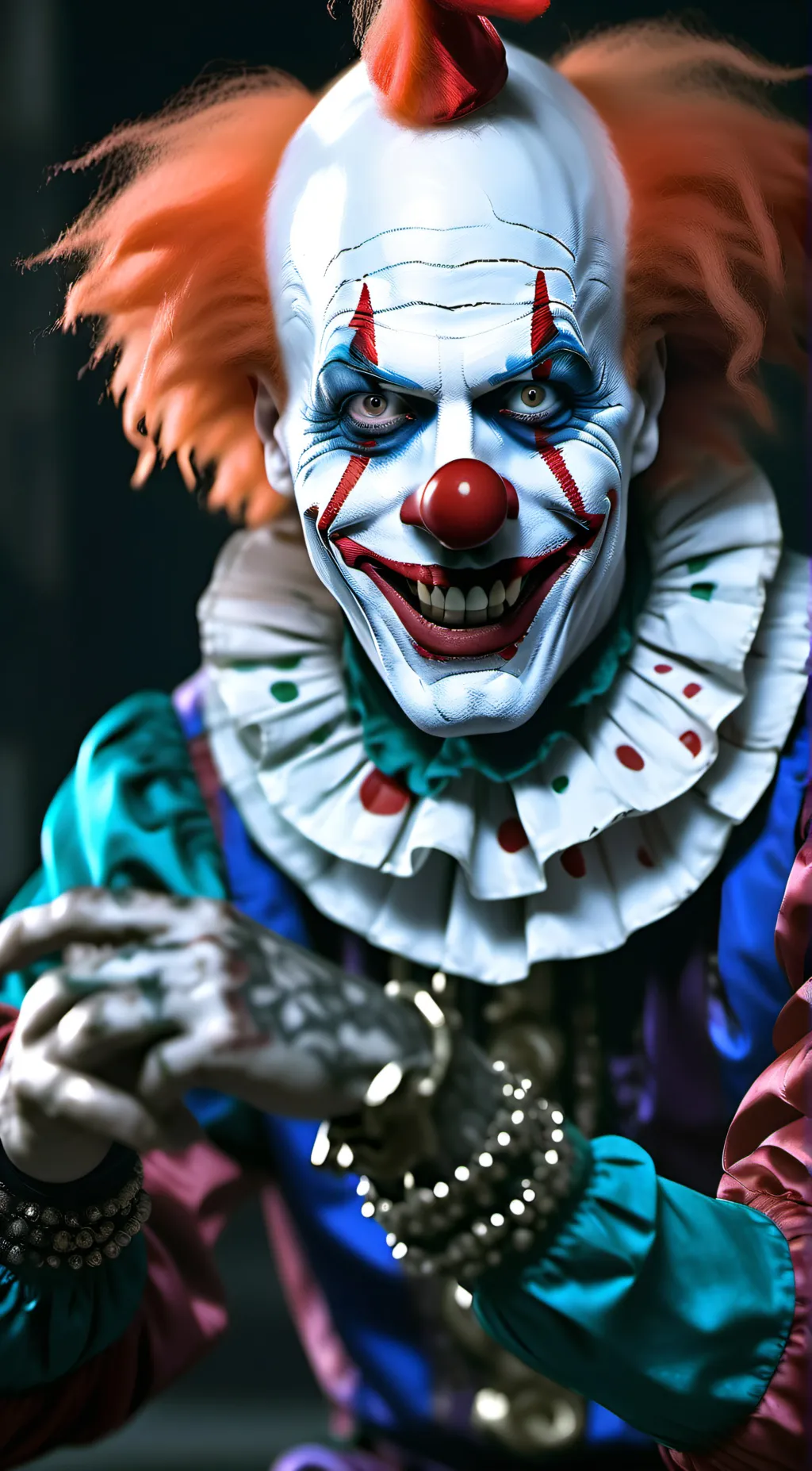 ai character: art the clown background