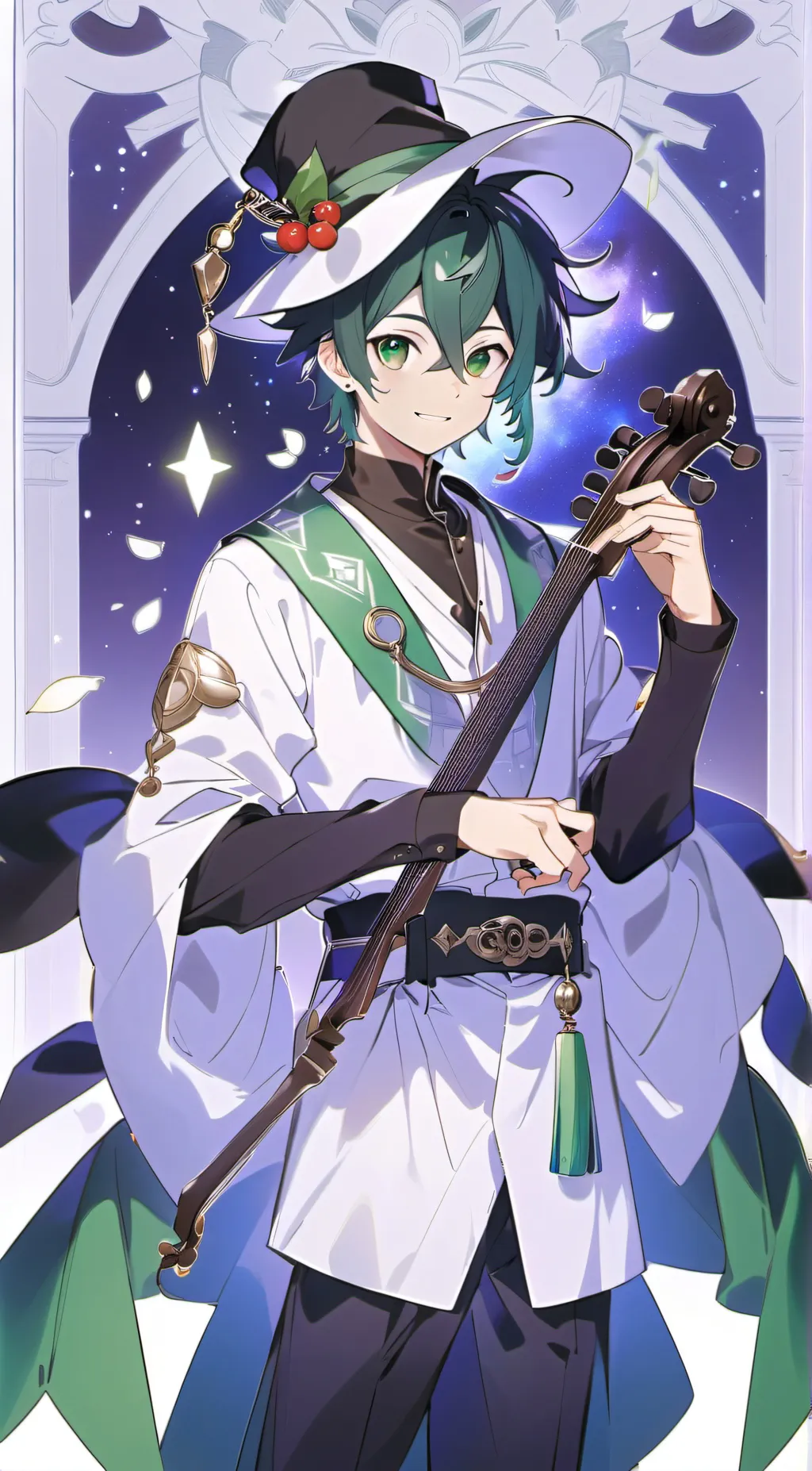 ai character: Harmonia  background