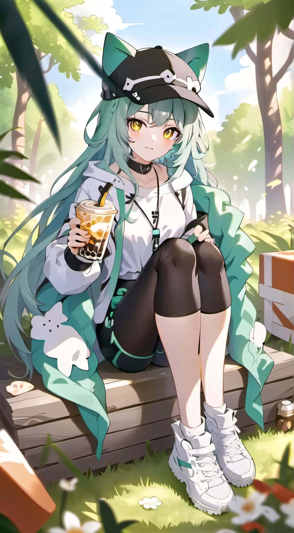 ai character: gamer yuri background