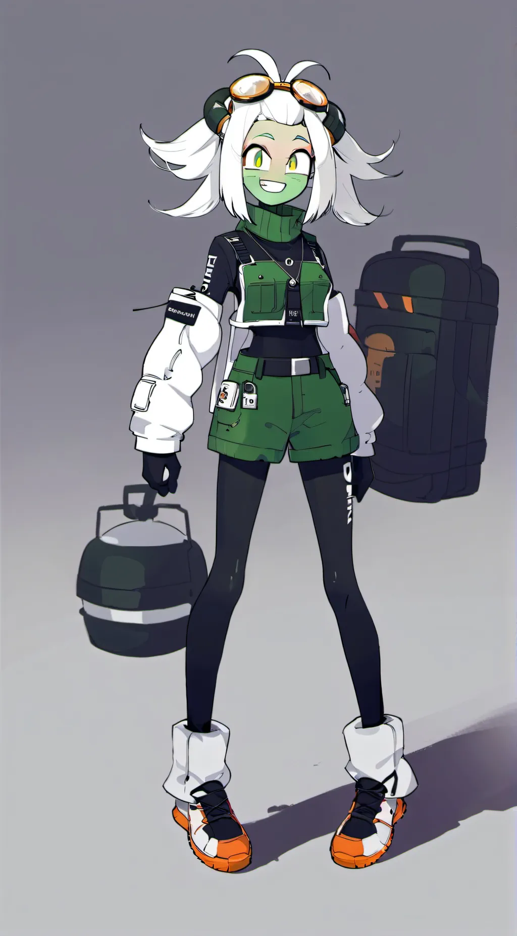 ai character: Peridot (before) background