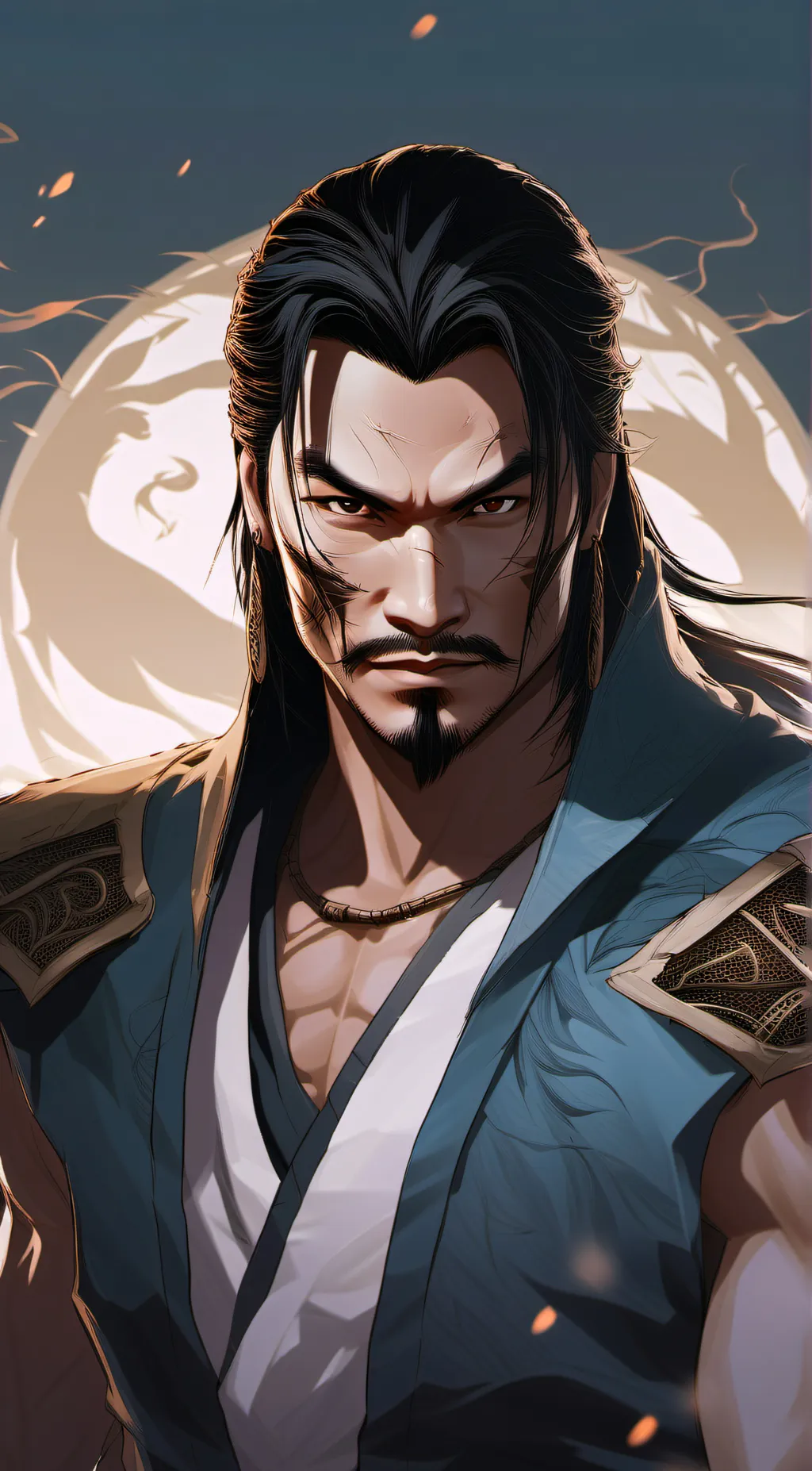 ai character: Nick tsung  background