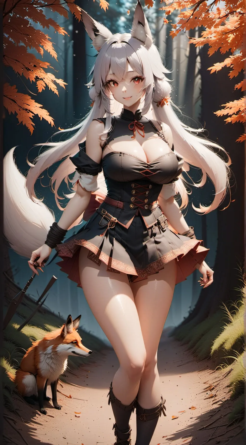 ai character: Aurora background