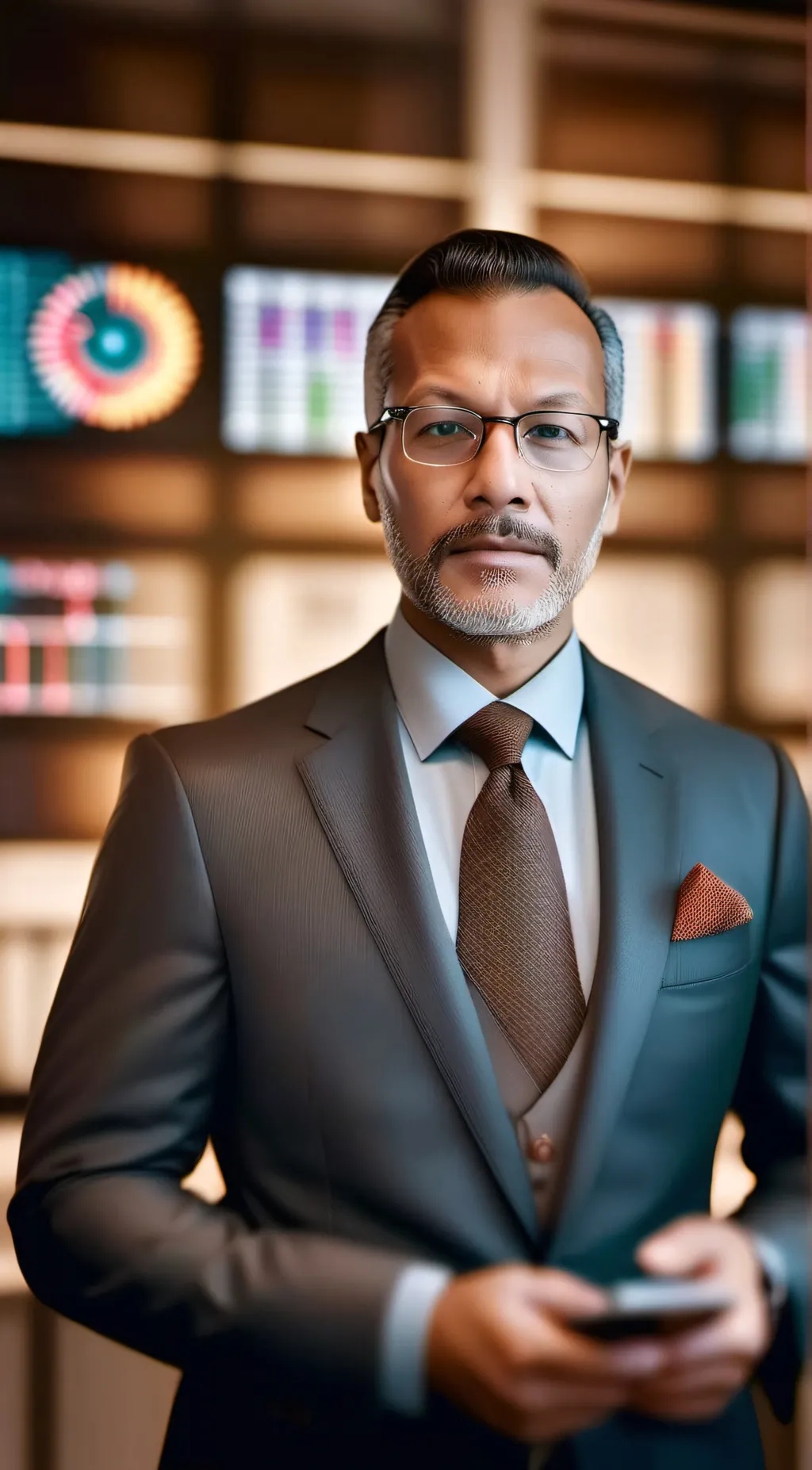 ai character: David Varela  background