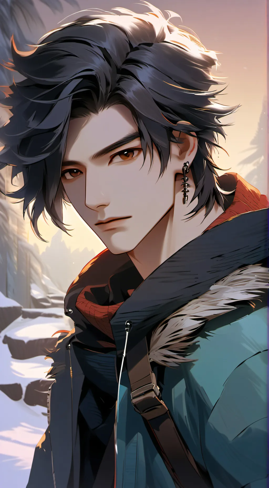 ai character: Leo background