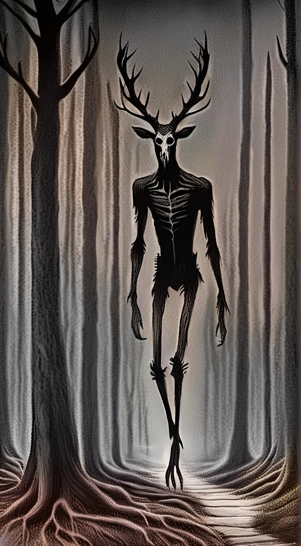 ai character: The Wendigo background