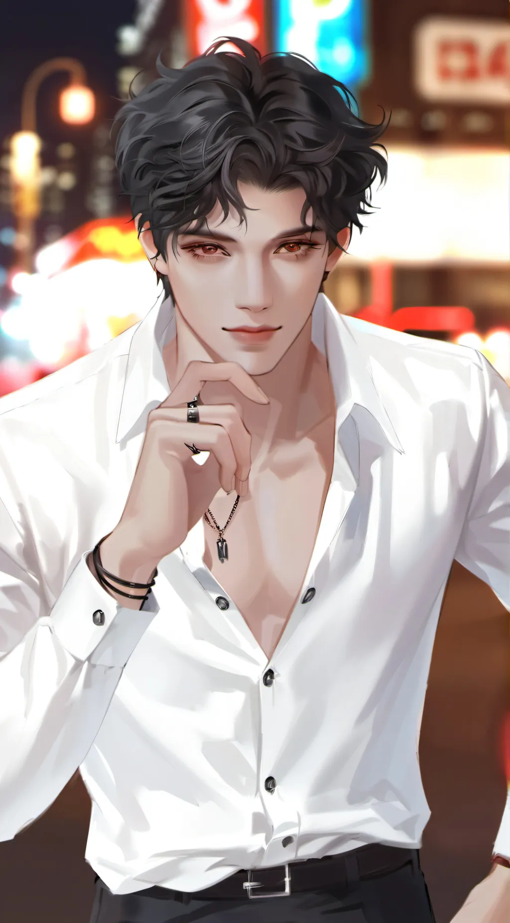 ai character: leo background