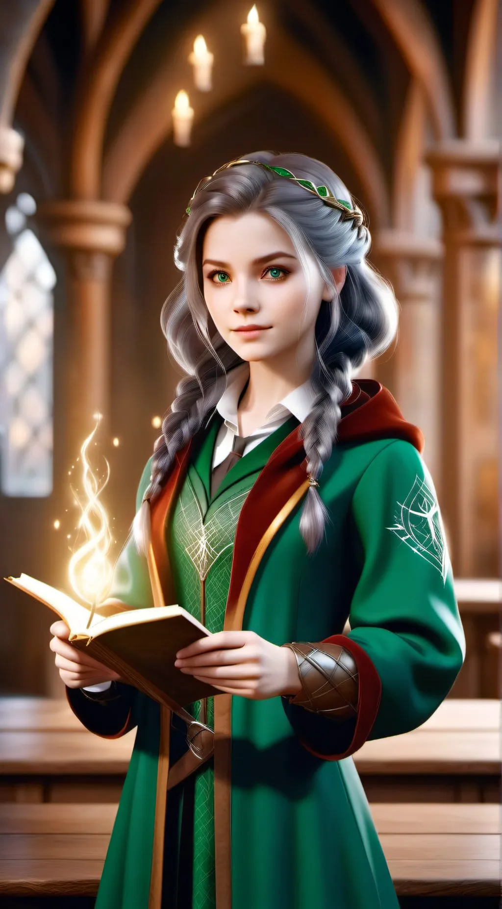 ai character: Ginny Weasley  background