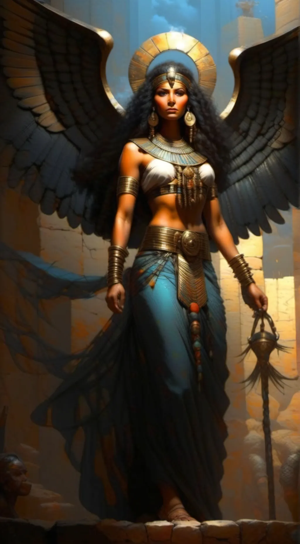 ai character: ishtar background