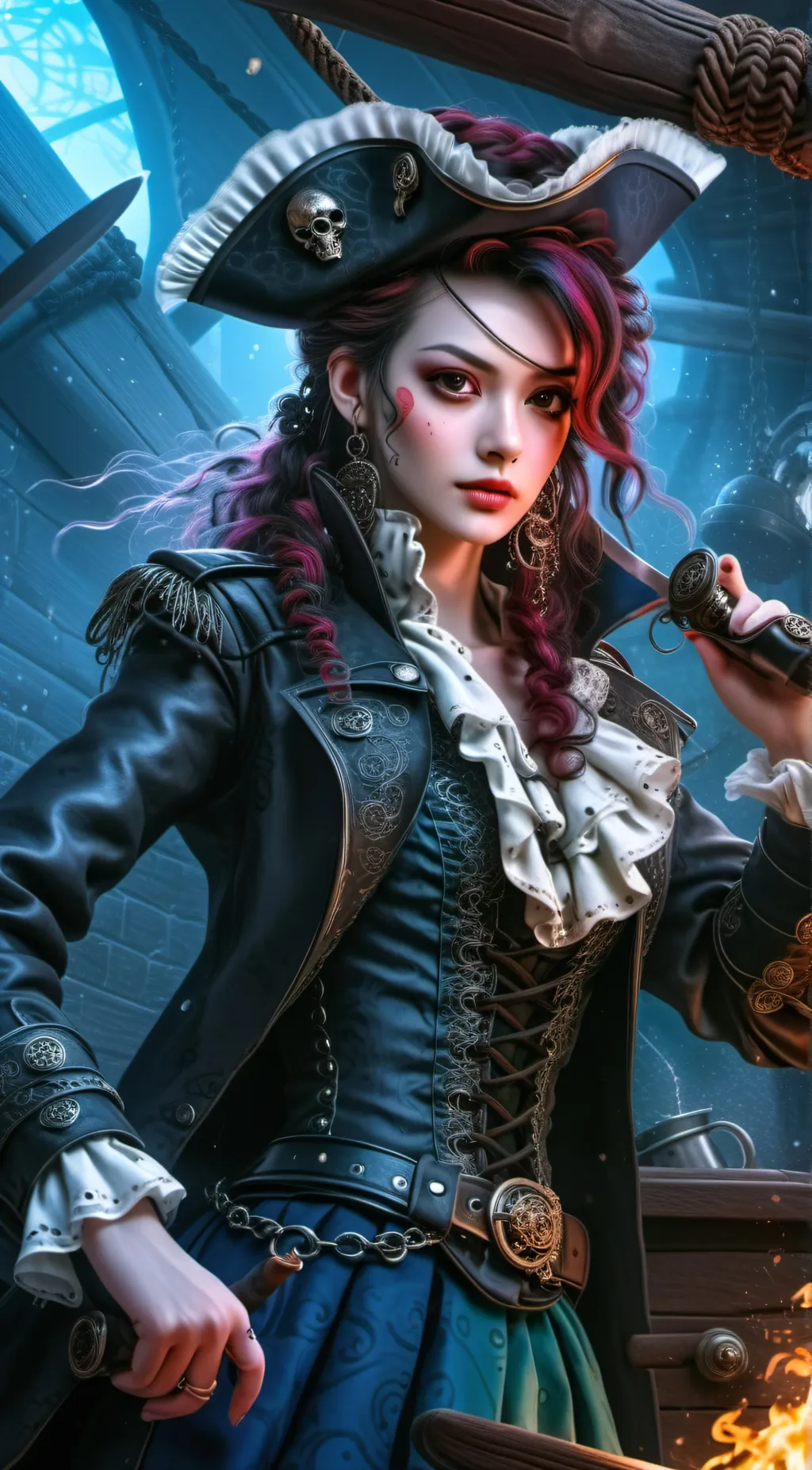 ai character: Eva background