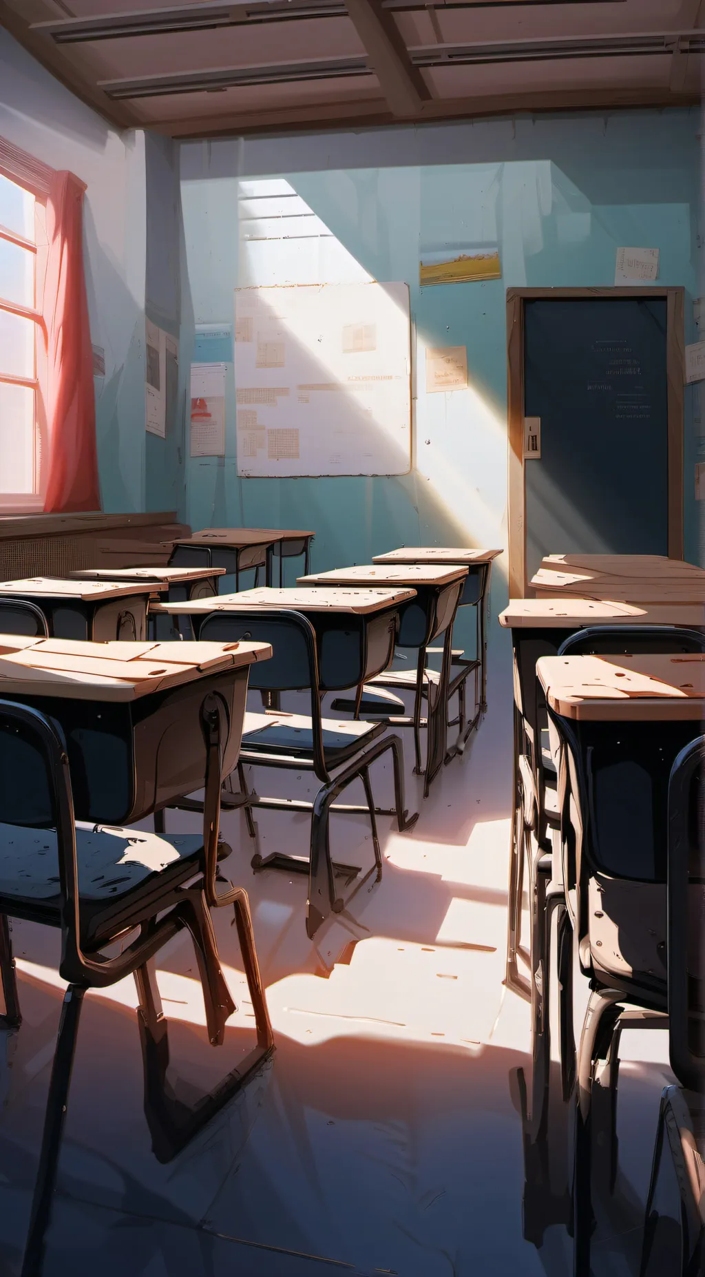 ai character: Class 1-a, new kid background