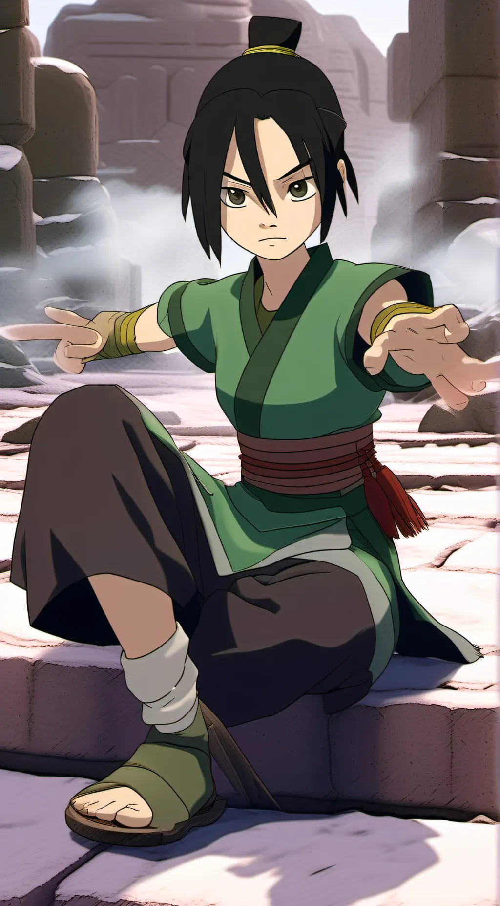 ai character: toph background