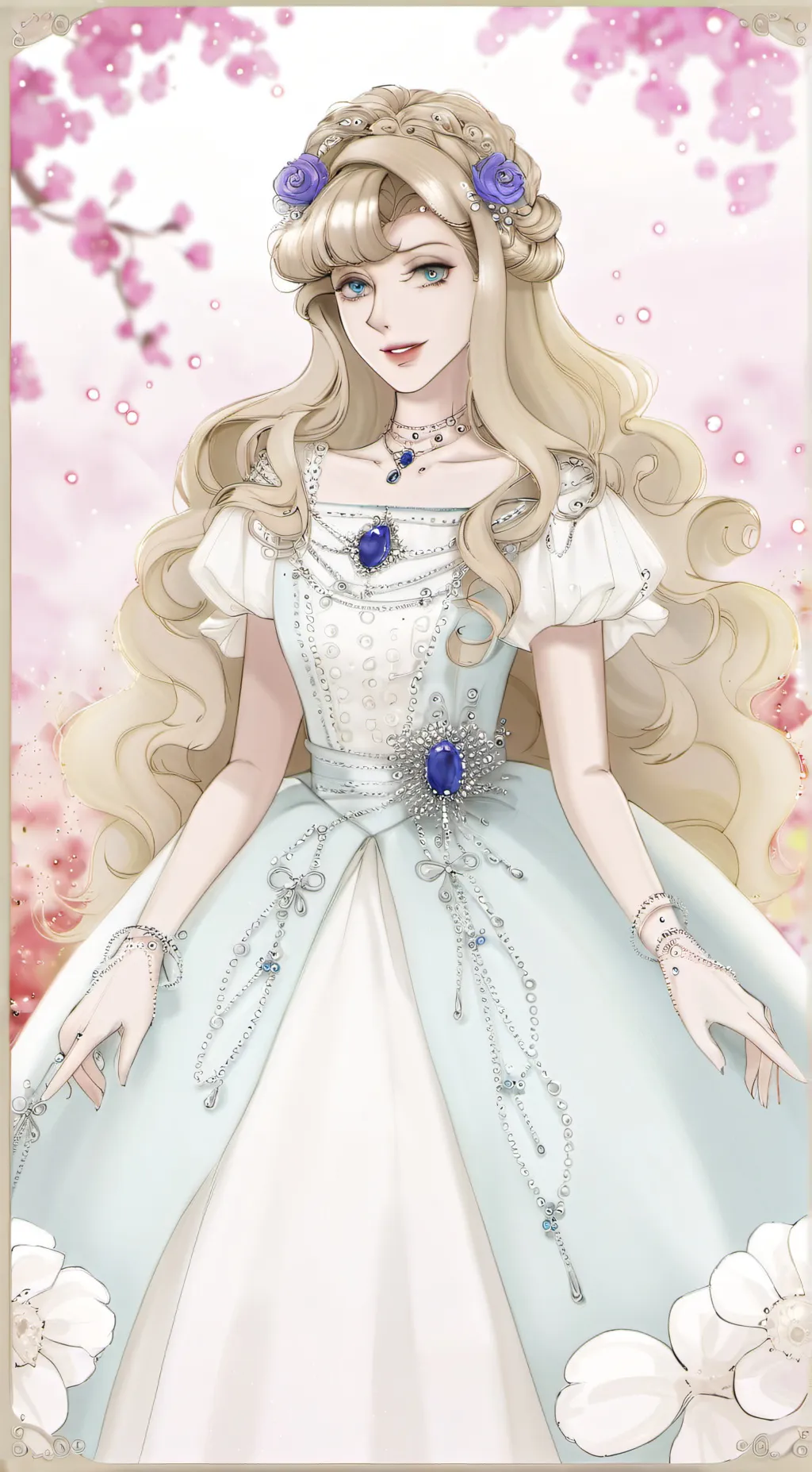 ai character: Princess Aurora  background