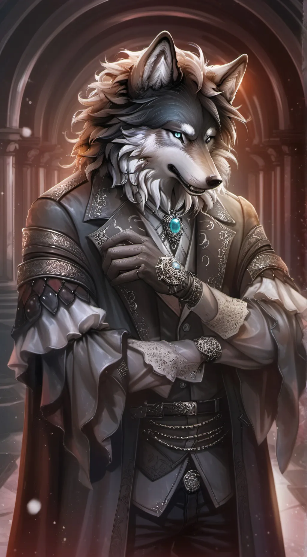 ai character: Furry Maker background