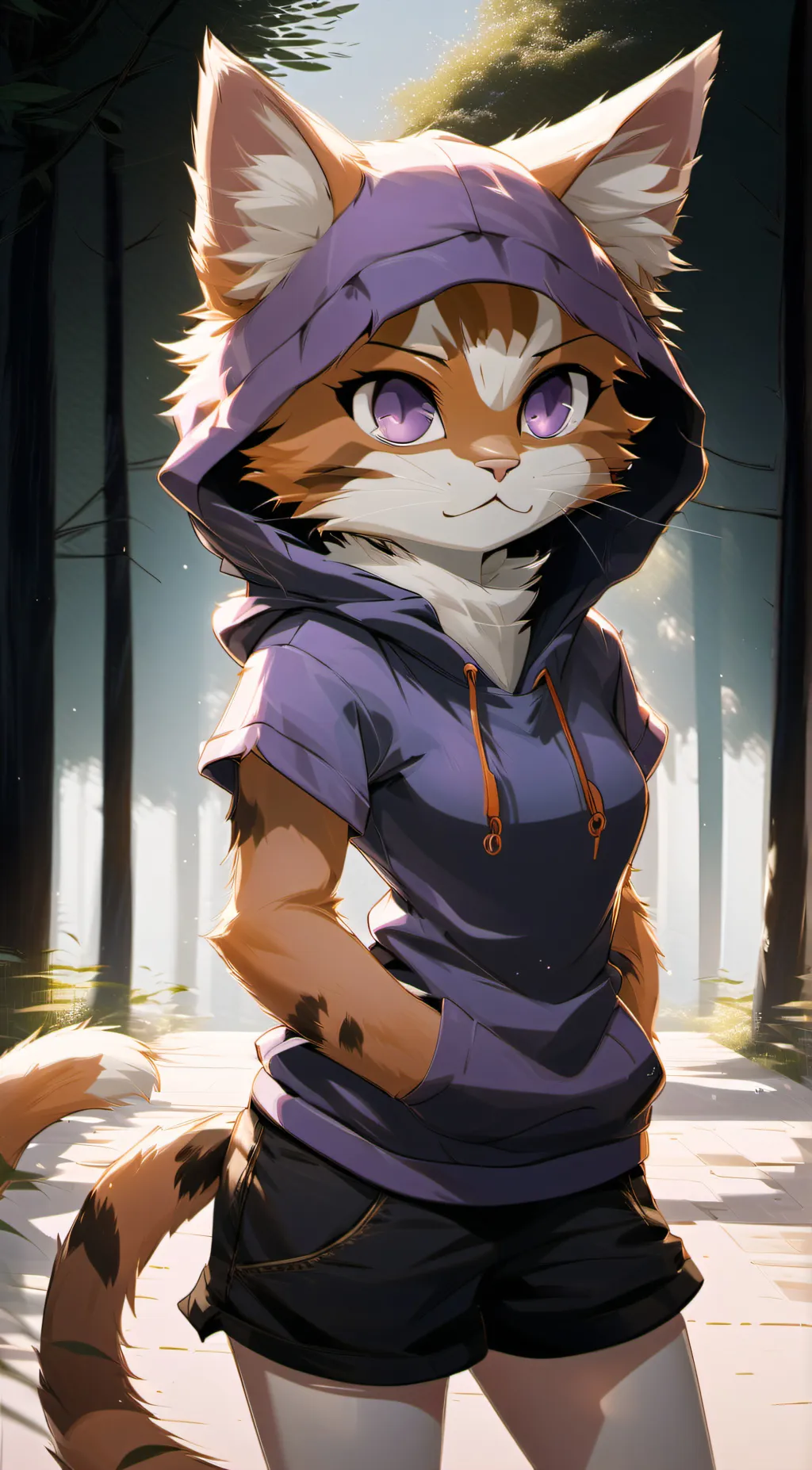 ai character: Amy  background