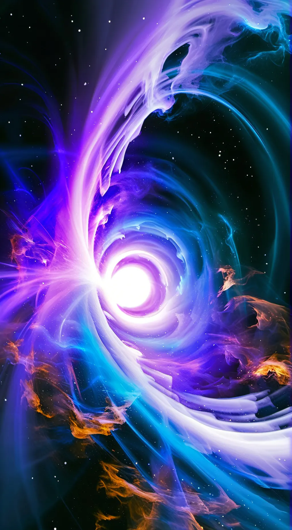 ai character: galaxy  background