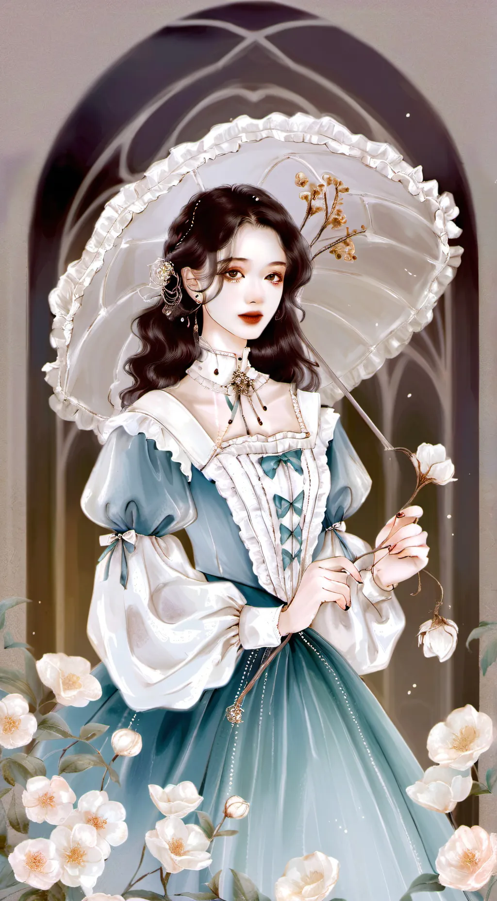 ai character: Val x angel background