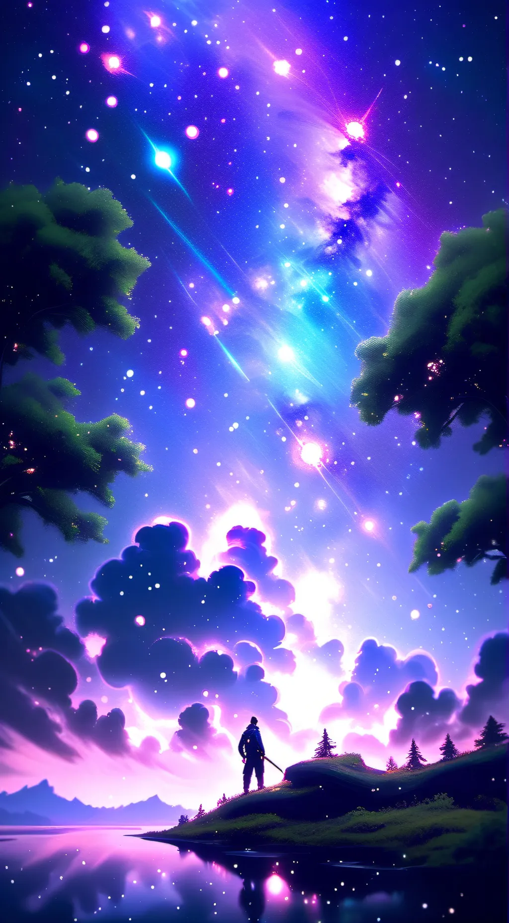 ai character: Magic wander  background