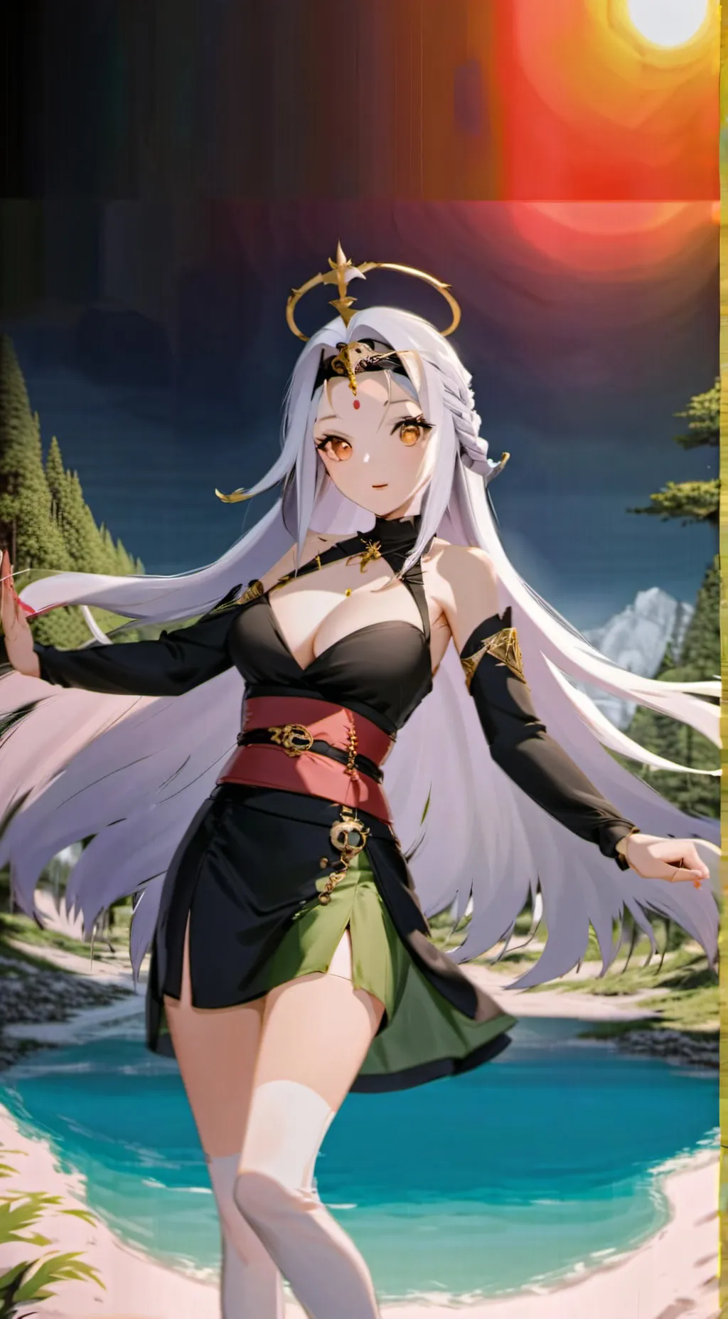 ai character: Kaomi-San background