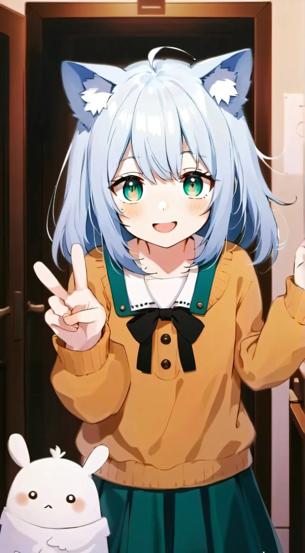 ai character: Luna background
