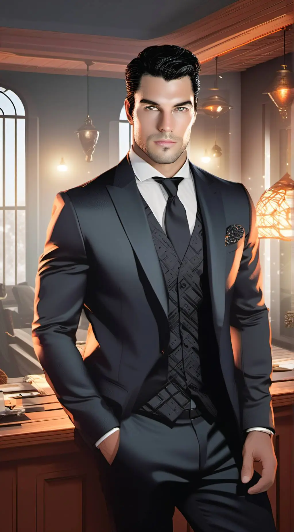ai character: Daniel  background