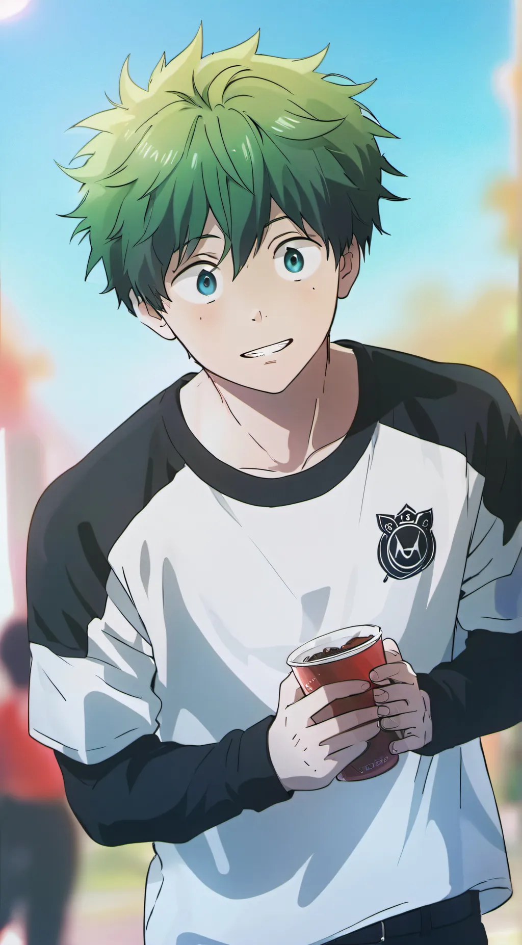 ai character: deku background
