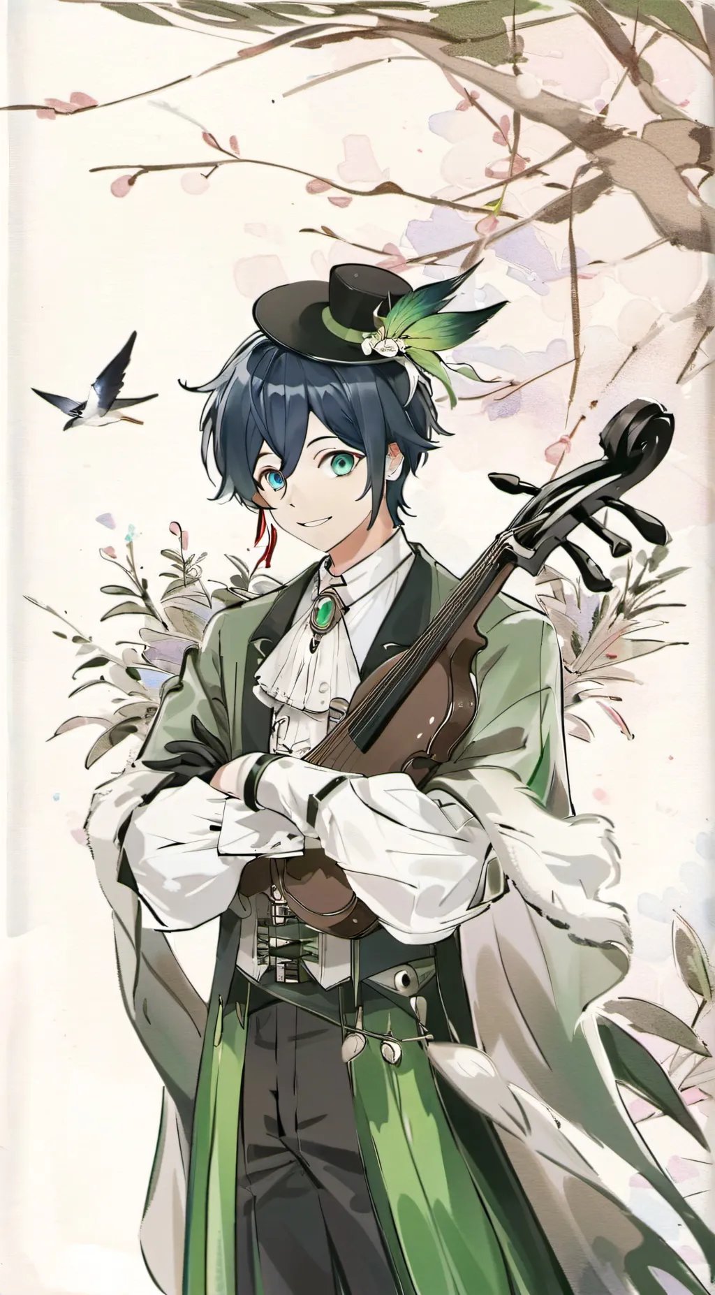 ai character: Venti background