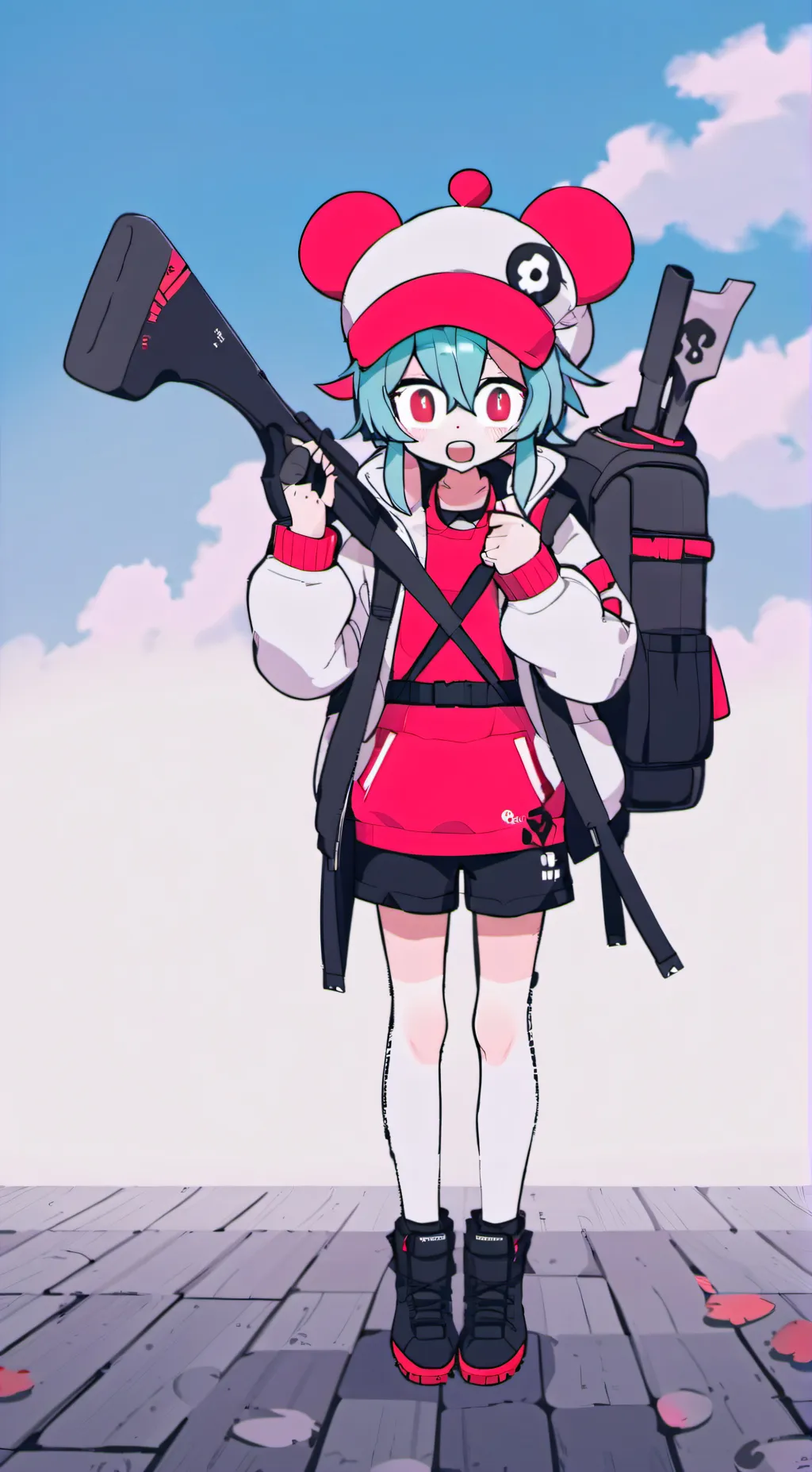 ai character: Miku background