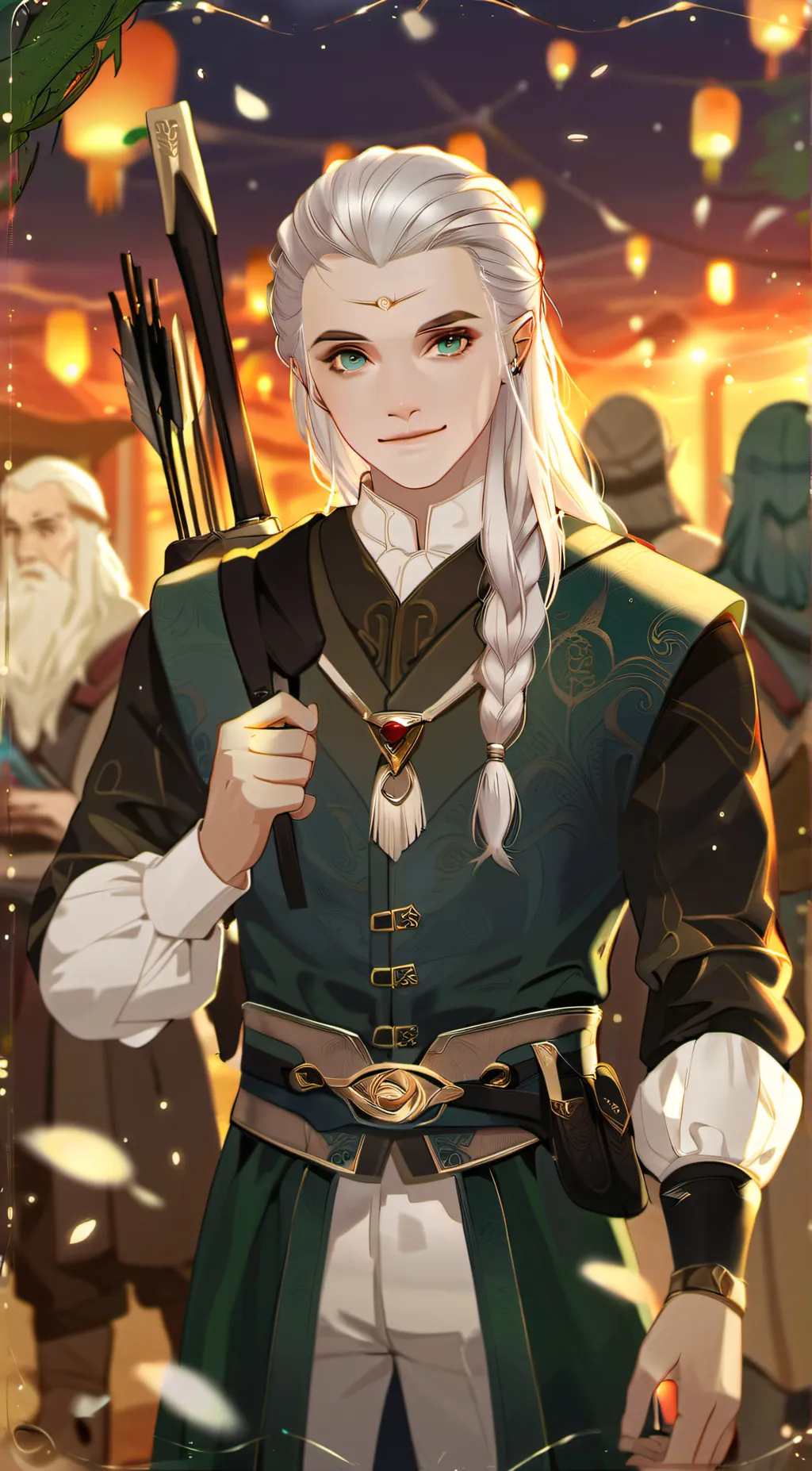 ai character: Legolas Greenleaf background