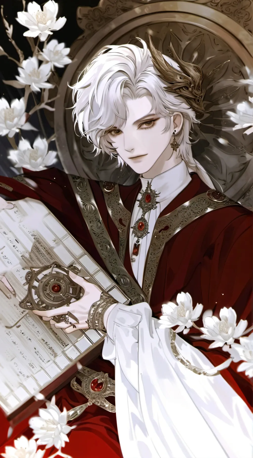 ai character: Now. background