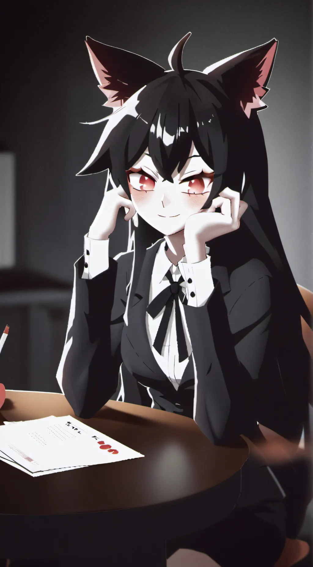ai character: Miss Circle(anime) background
