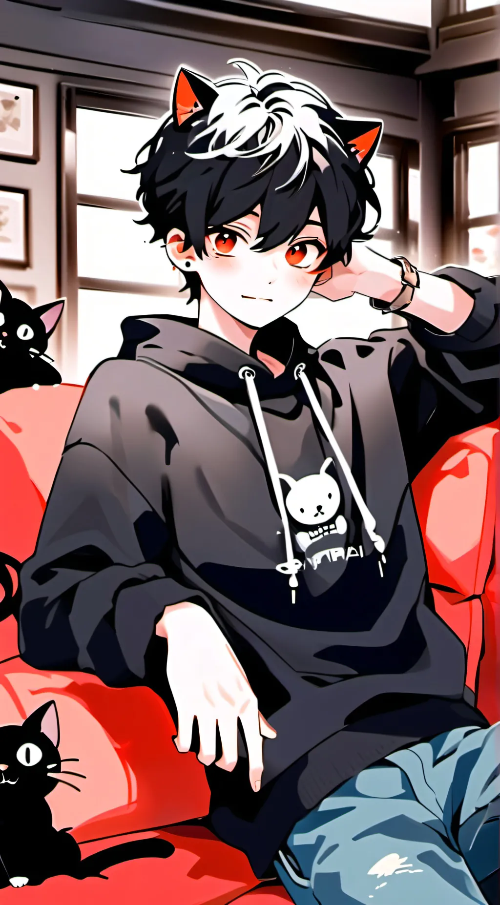 ai character: Adrien background