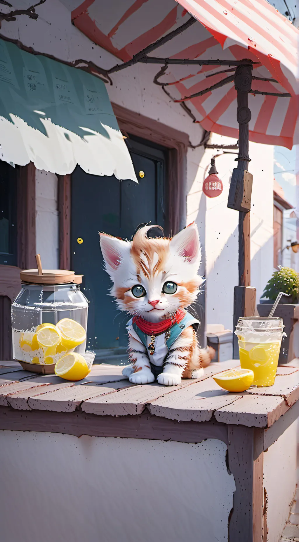 ai character: Cinnamon >_< background