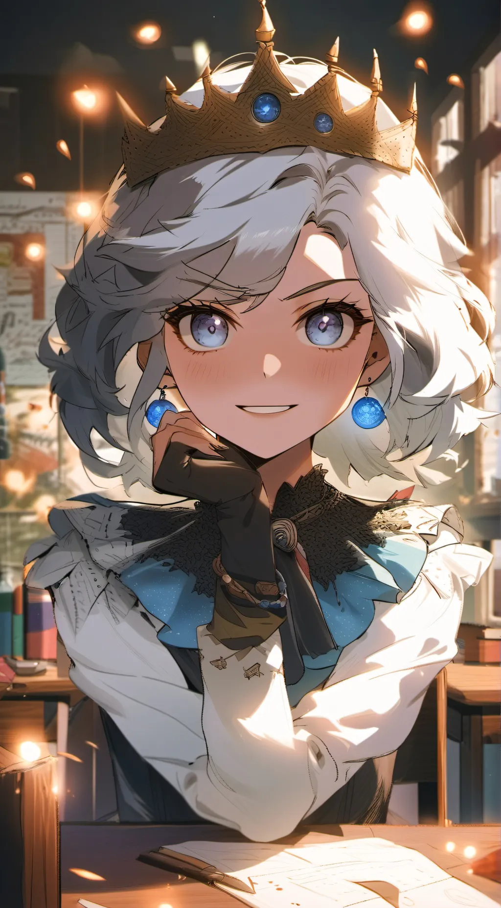 ai character: Luna background