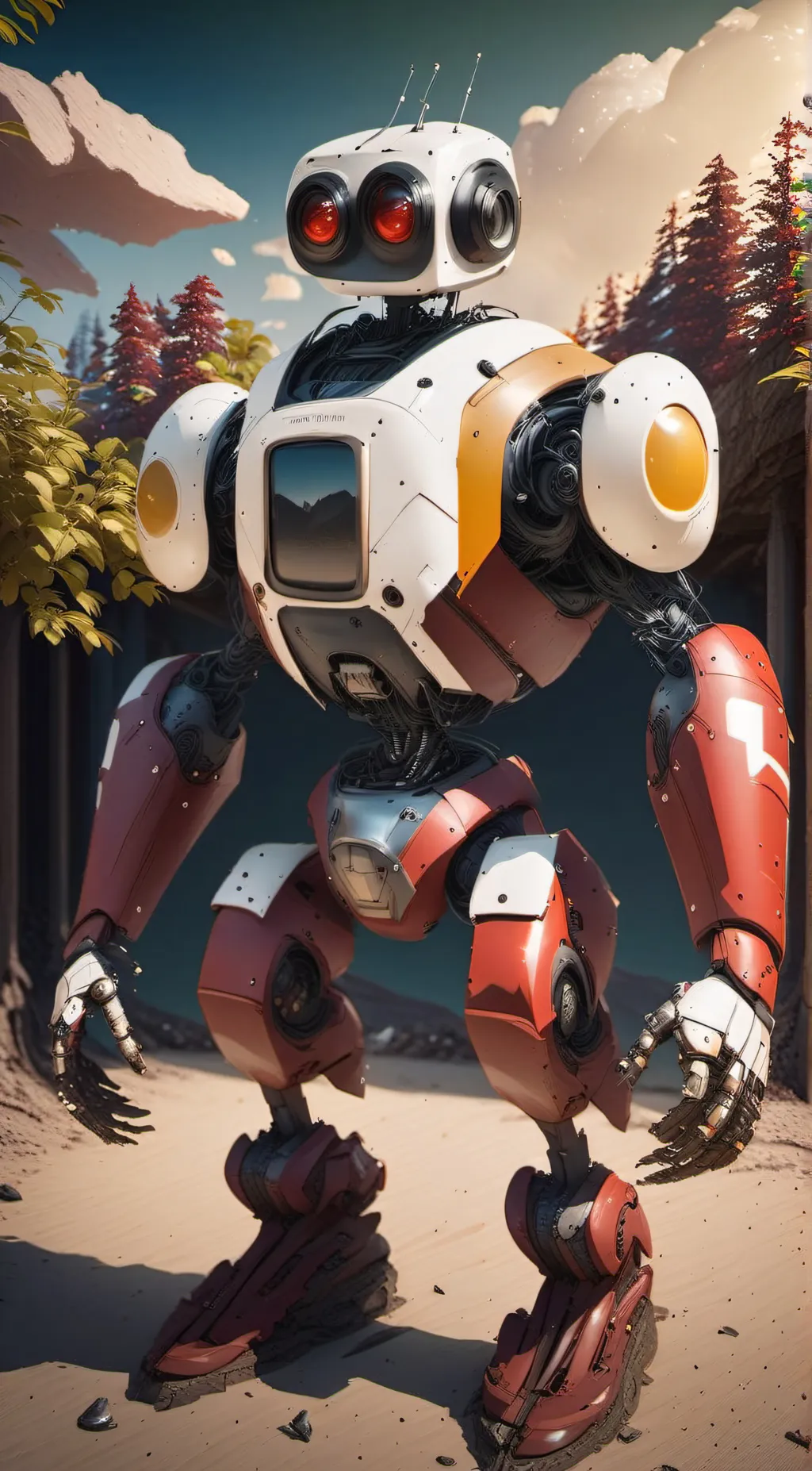 ai character: franken boris background