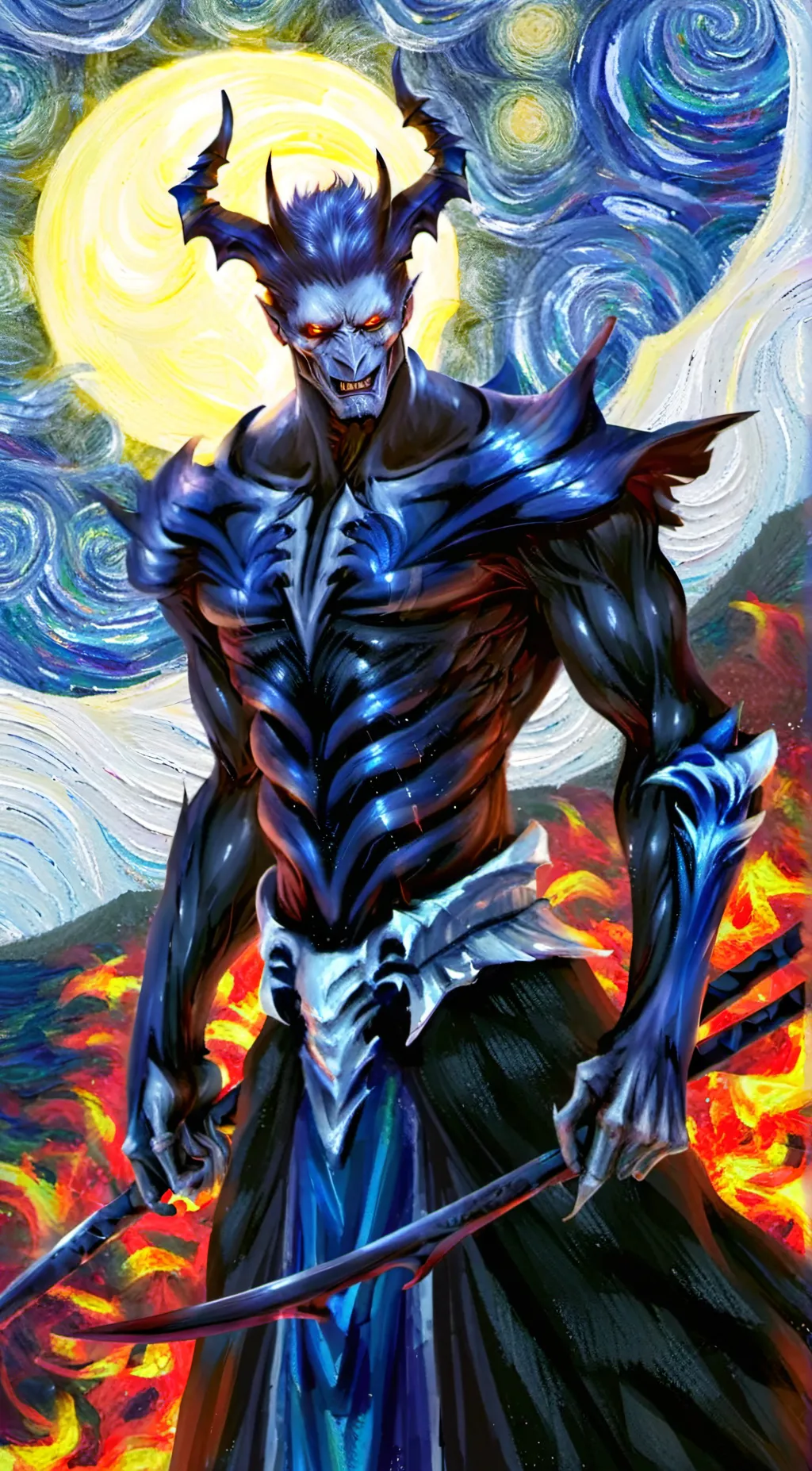 ai character: Agony background