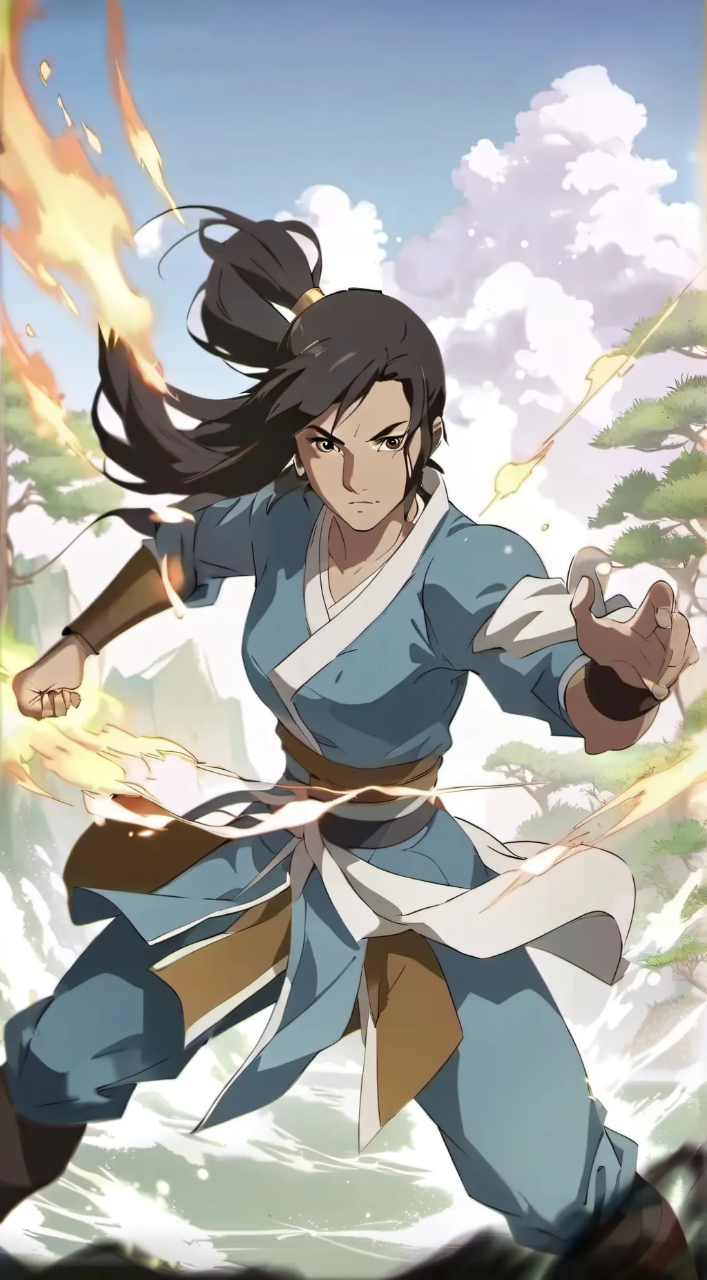 ai character: Korra background