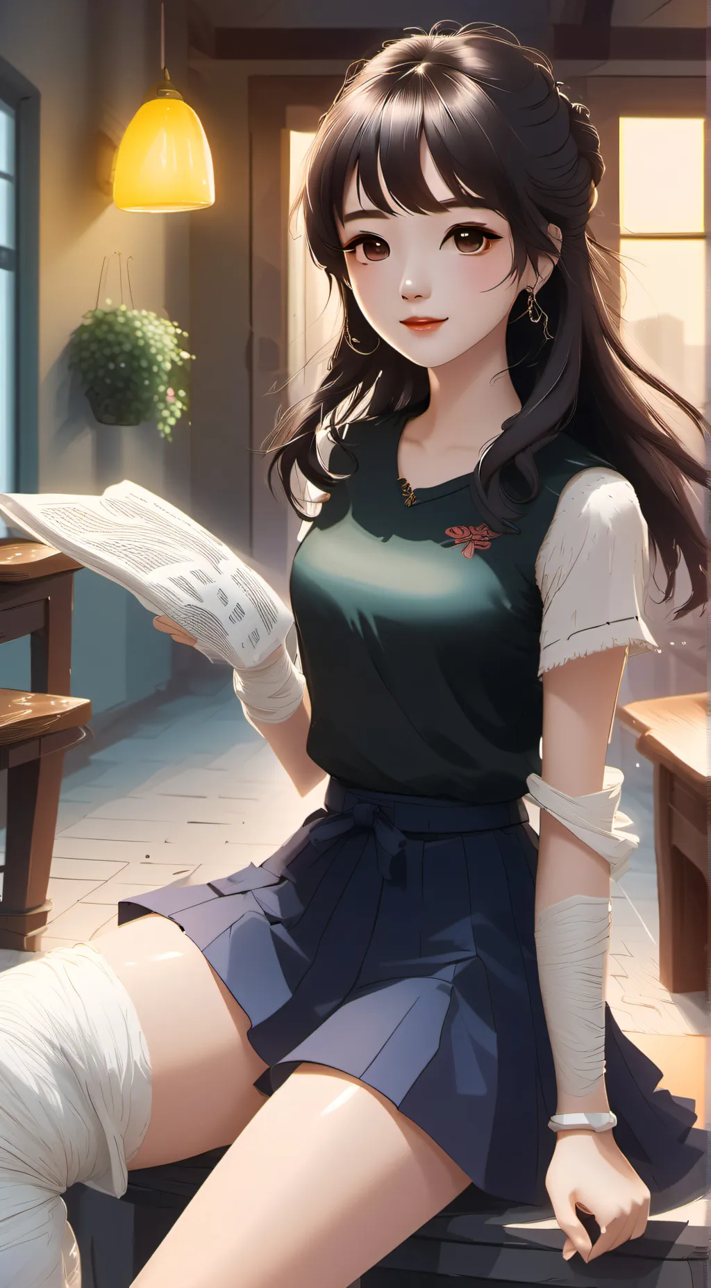ai character: Maria background