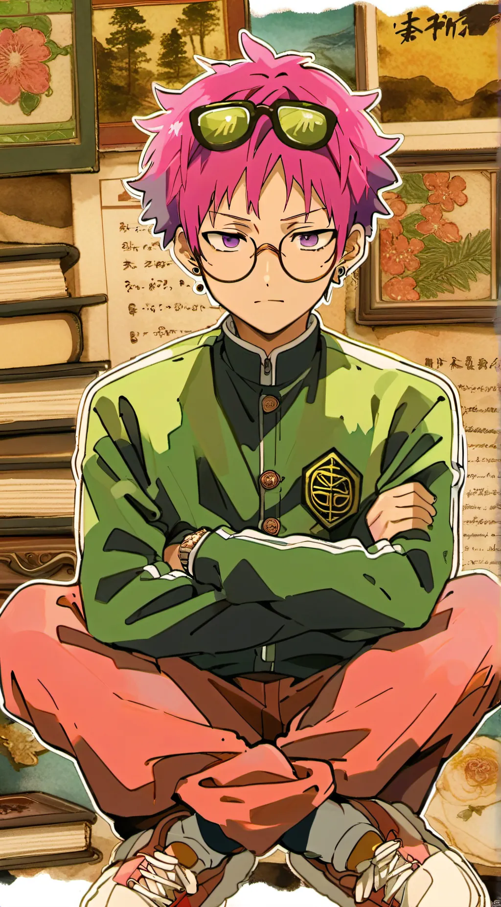 ai character: Saiki Kusuo background