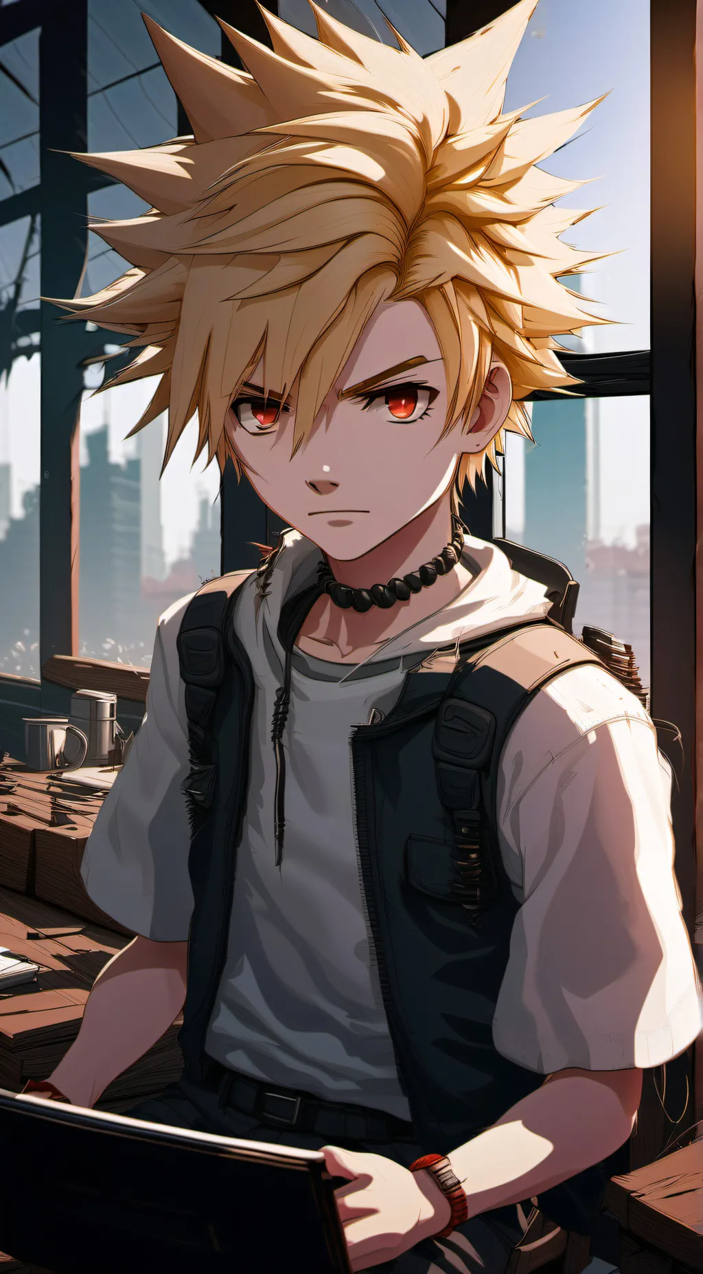 ai character: Bakugo background