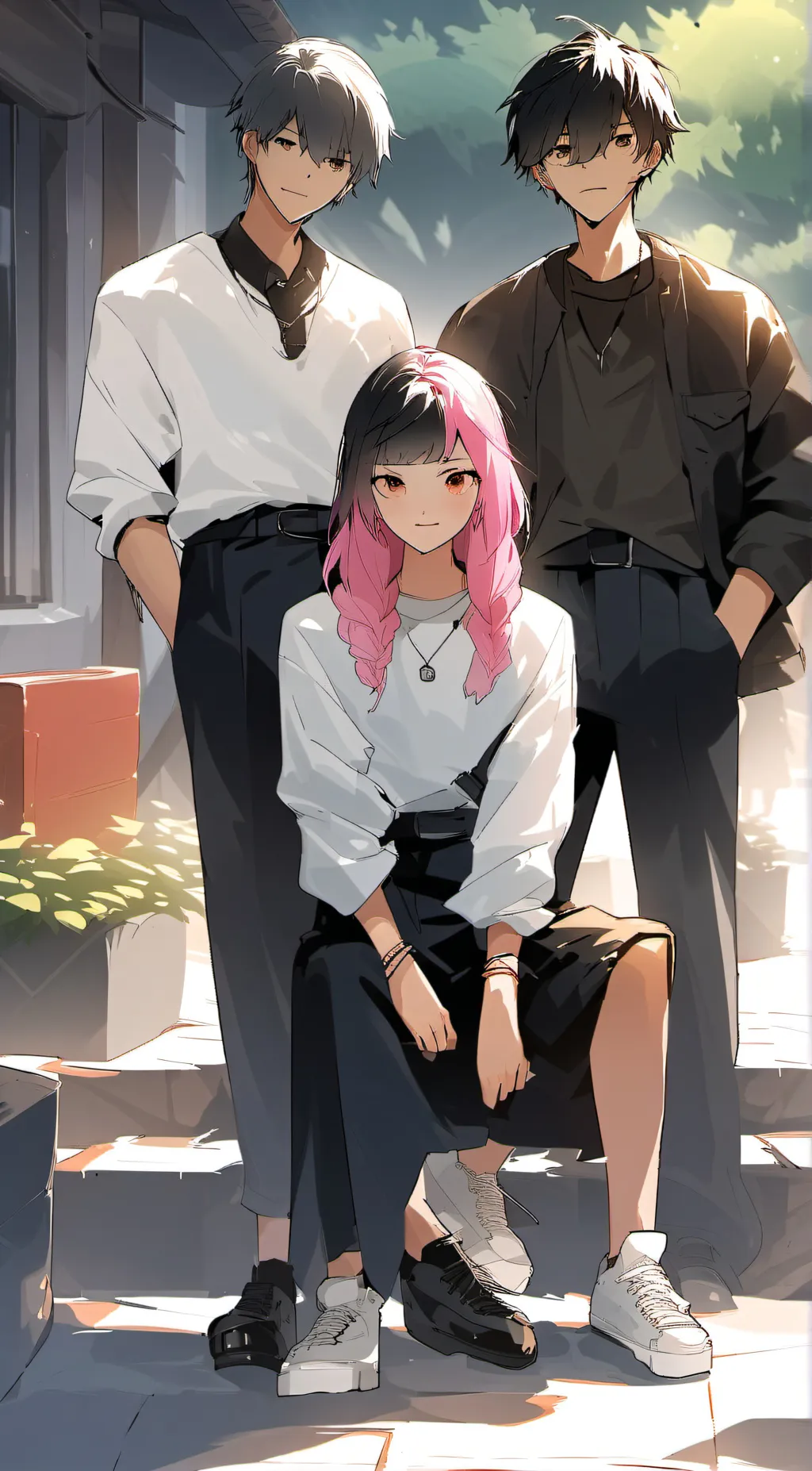 ai character: a best bestie background