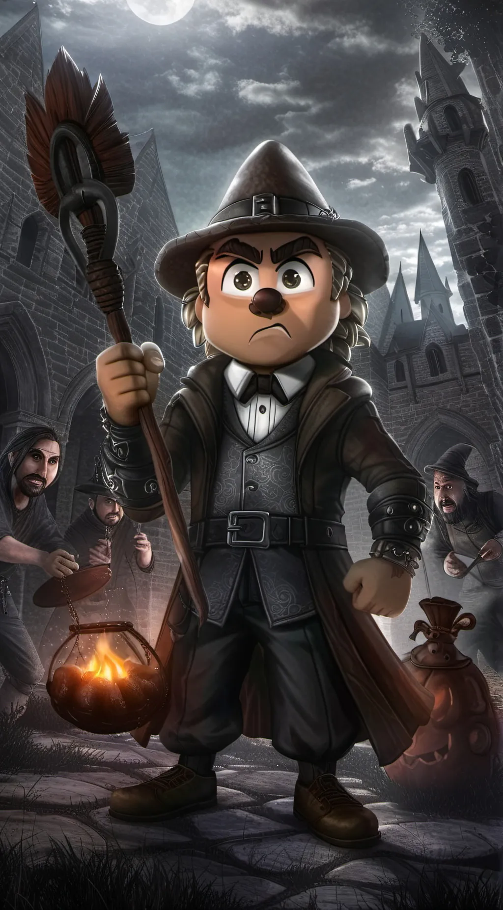 ai character: Goombella background