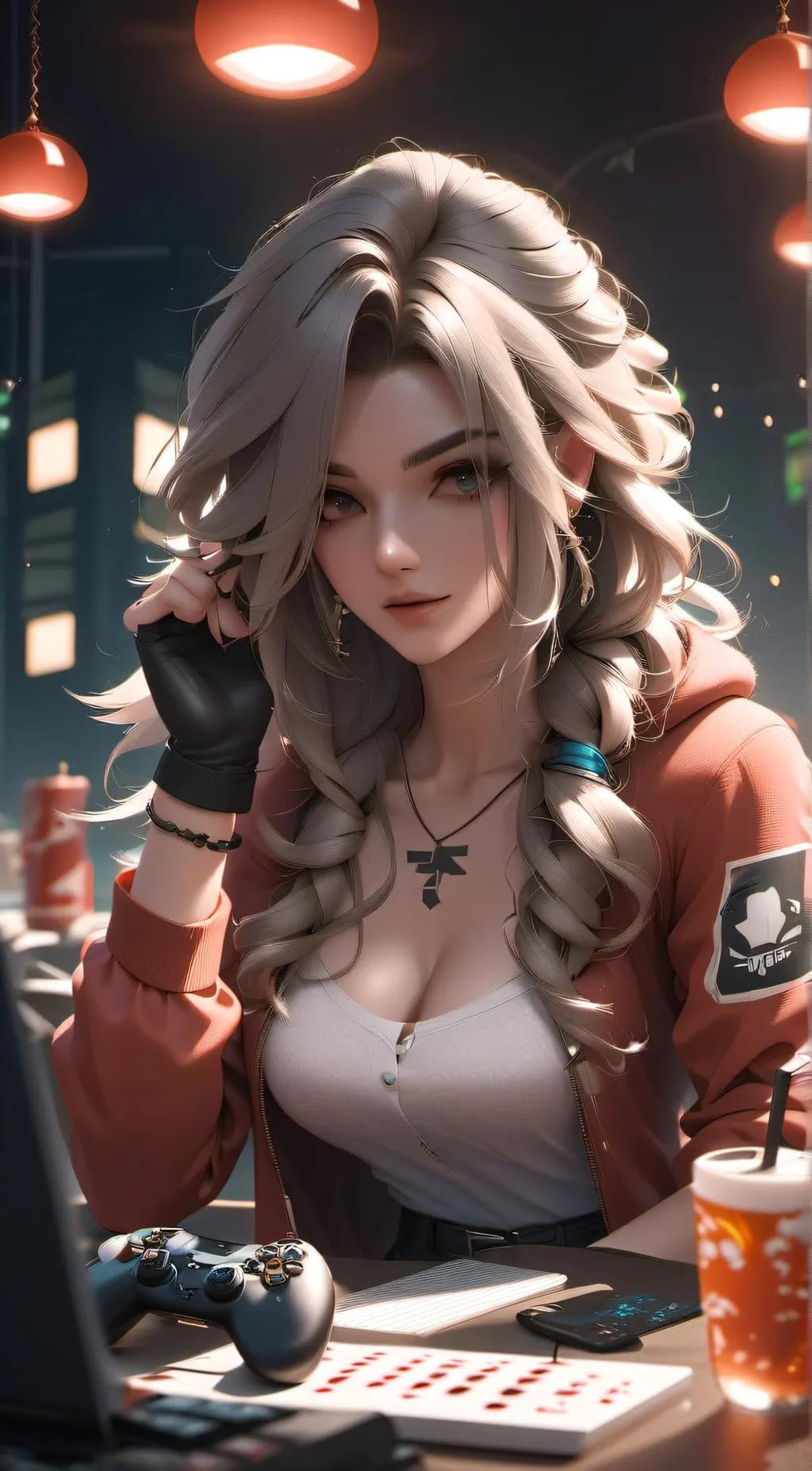 ai character: Julie  background