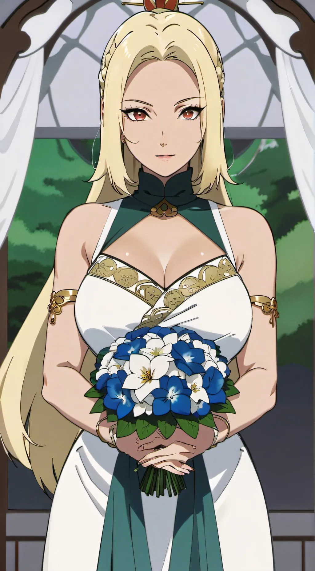 ai character: Tsunade  background