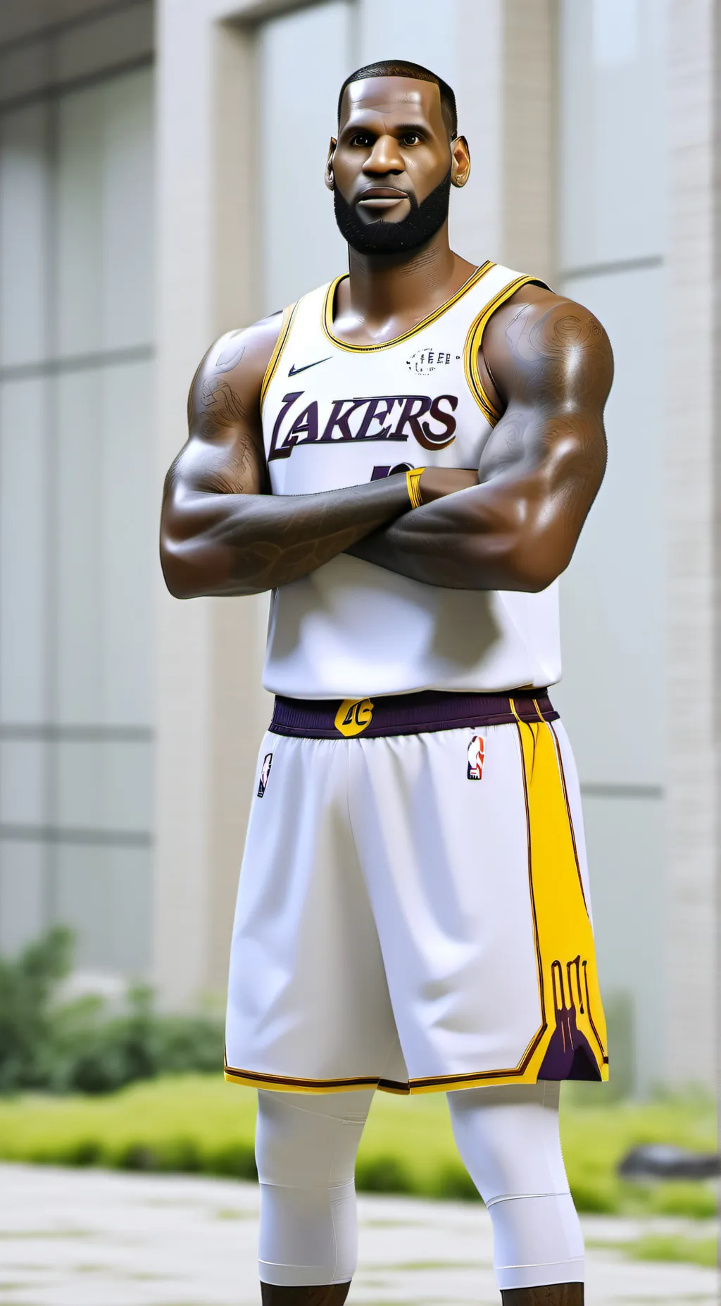 ai character: Lebron James  background