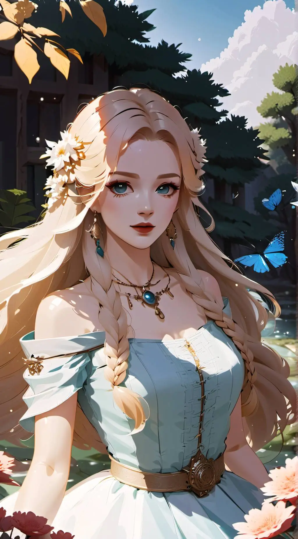 ai character: Aphrodite background