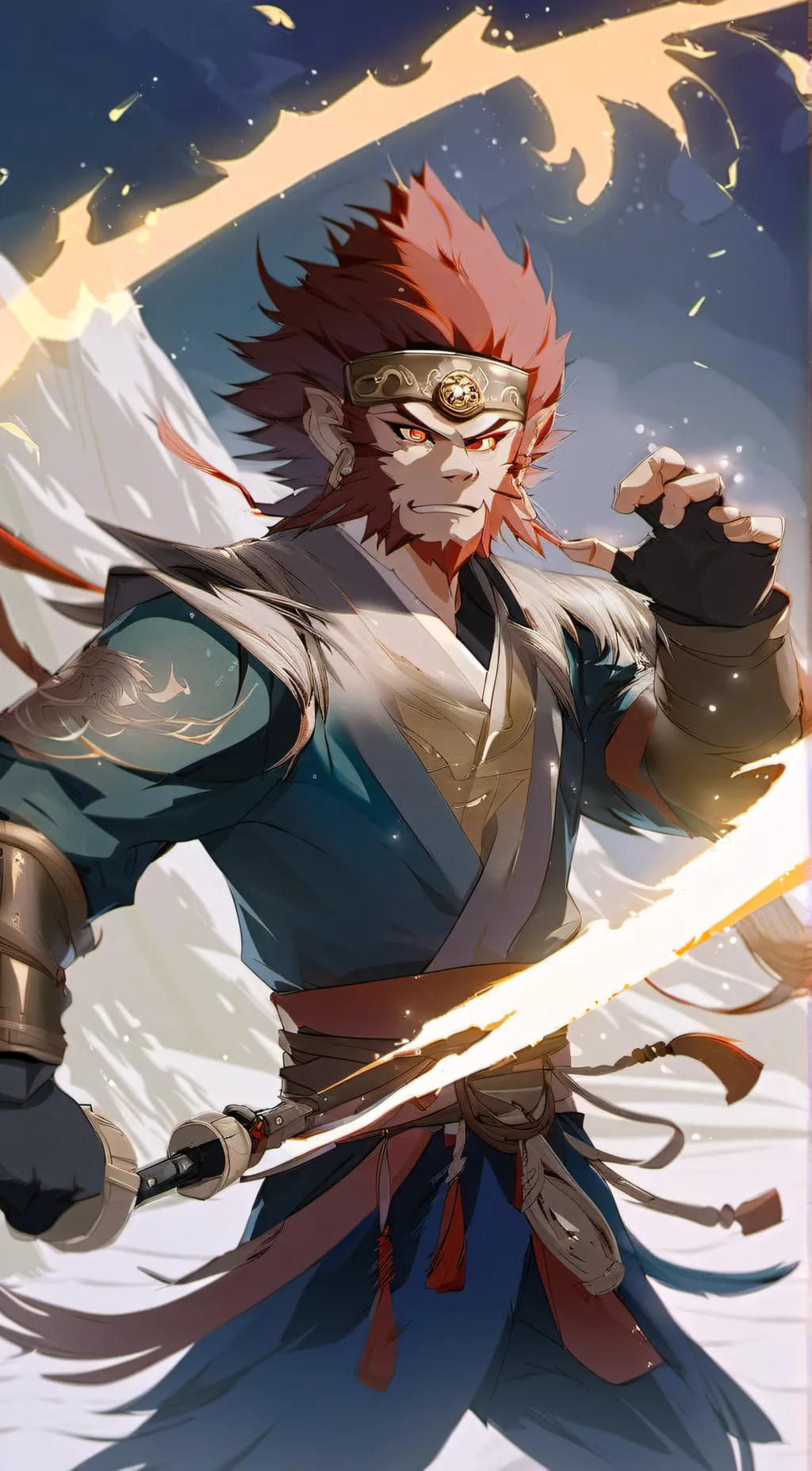 ai character: Journey of Freedom background
