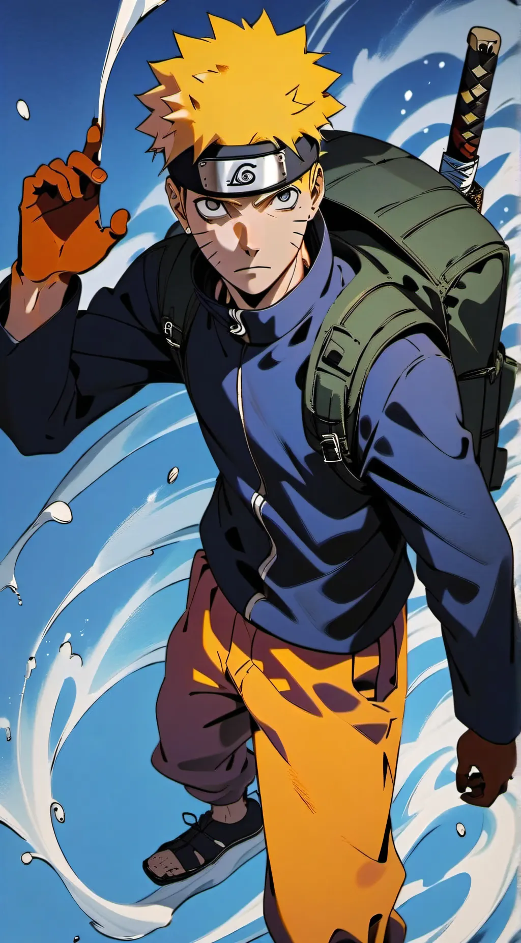 ai character: Naruto background