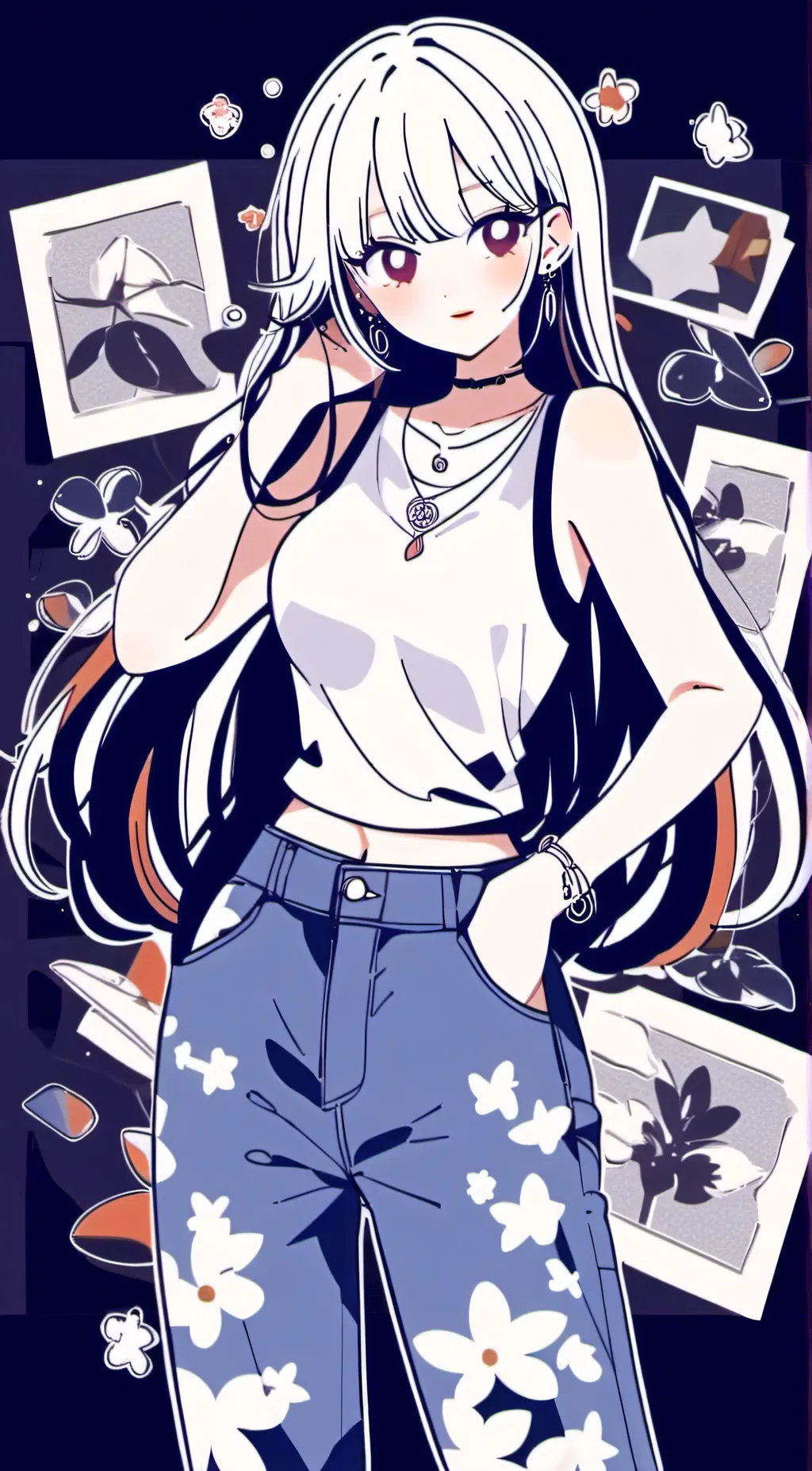 ai character: iris background
