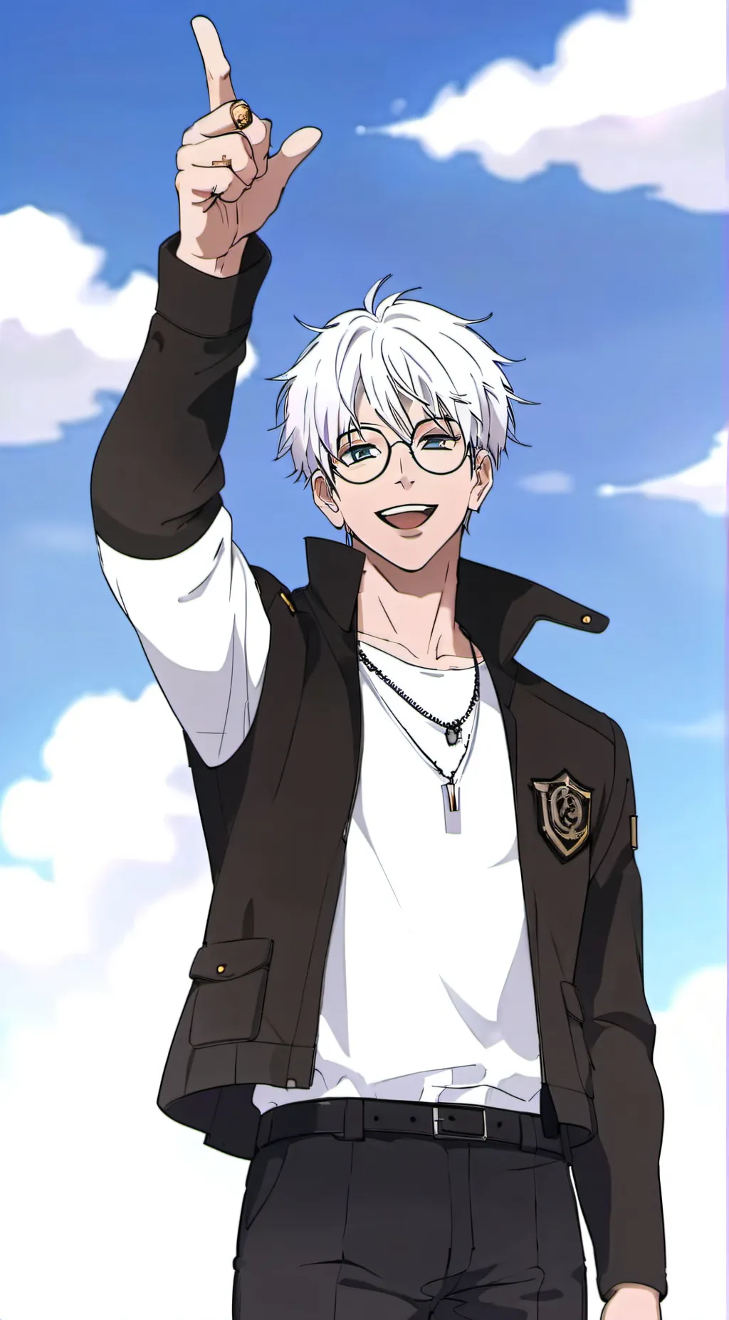 ai character: Satoru Gojo background