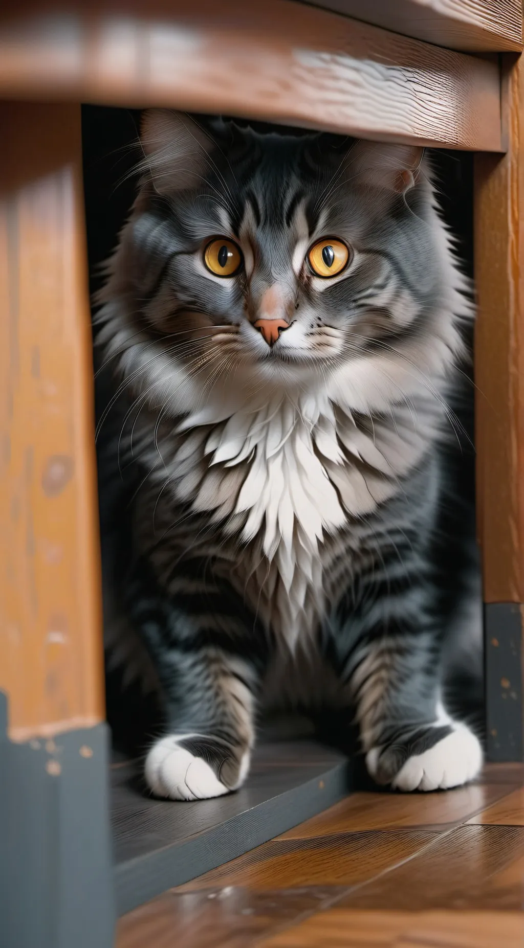 ai character: tiger background